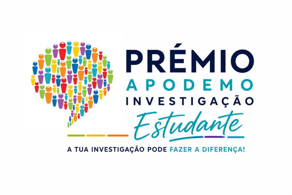 Logótipo do Prémio APODEMO Investigação – Estudante 2026